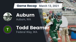 Recap: Auburn  vs. Todd Beamer  2021