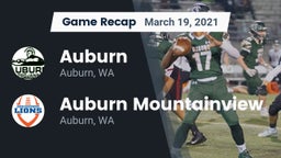 Recap: Auburn  vs. Auburn Mountainview  2021