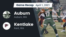 Recap: Auburn  vs. Kentlake  2021