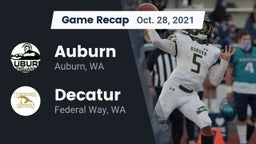 Recap: Auburn  vs. Decatur  2021