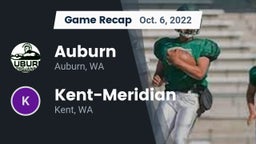 Recap: Auburn  vs. Kent-Meridian   2022