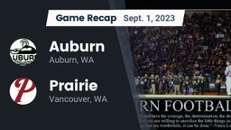 Recap: Auburn  vs. Prairie  2023