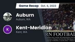 Recap: Auburn  vs. Kent-Meridian   2023