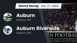 Recap: Auburn  vs. 	Auburn Riverside  2023