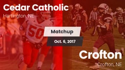 Matchup: Cedar Catholic High vs. Crofton  2017