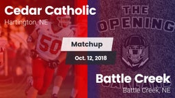 Matchup: Cedar Catholic High vs. Battle Creek  2018