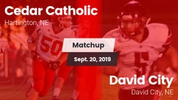 Matchup: Cedar Catholic High vs. David City  2019