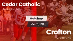 Matchup: Cedar Catholic High vs. Crofton  2019