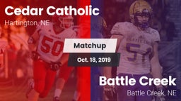 Matchup: Cedar Catholic High vs. Battle Creek  2019