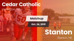 Matchup: Cedar Catholic High vs. Stanton  2019