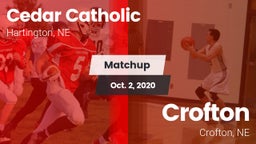 Matchup: Cedar Catholic High vs. Crofton  2020