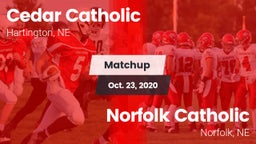 Matchup: Cedar Catholic High vs. Norfolk Catholic  2020