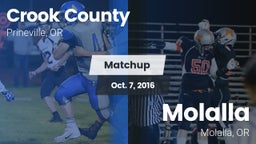 Matchup: Crook County High vs. Molalla  2016