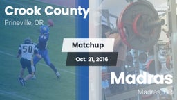 Matchup: Crook County High vs. Madras  2016