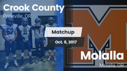 Matchup: Crook County High vs. Molalla  2017