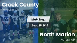 Matchup: Crook County High vs. North Marion  2018