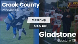 Matchup: Crook County High vs. Gladstone  2018