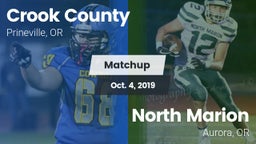 Matchup: Crook County High vs. North Marion  2019