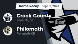 Recap: Crook County  vs. Philomath  2023