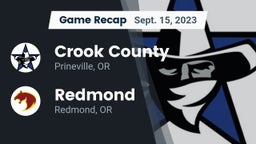 Recap: Crook County  vs. Redmond  2023