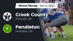 Recap: Crook County  vs. Pendleton  2023