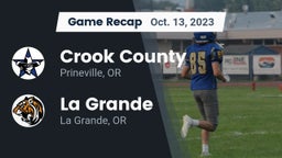 Recap: Crook County  vs. La Grande  2023