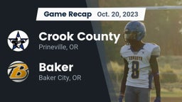 Recap: Crook County  vs. Baker  2023
