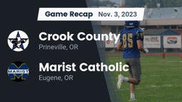 Recap: Crook County  vs. Marist Catholic  2023