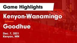 Kenyon-Wanamingo  vs Goodhue  Game Highlights - Dec. 7, 2021