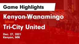 Kenyon-Wanamingo  vs Tri-City United  Game Highlights - Dec. 27, 2021
