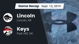 Recap: Lincoln  vs. Keys  2019