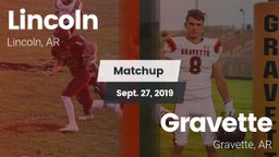 Matchup: Lincoln  vs. Gravette  2019