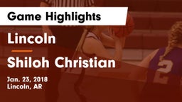 Lincoln  vs Shiloh Christian  Game Highlights - Jan. 23, 2018