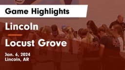 Lincoln  vs Locust Grove  Game Highlights - Jan. 6, 2024