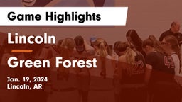 Lincoln  vs Green Forest  Game Highlights - Jan. 19, 2024