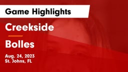 Creekside  vs Bolles Game Highlights - Aug. 24, 2023