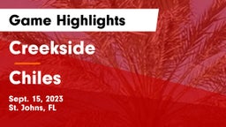 Creekside  vs Chiles Game Highlights - Sept. 15, 2023
