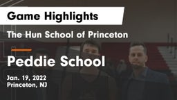 The Hun School of Princeton vs Peddie School Game Highlights - Jan. 19, 2022