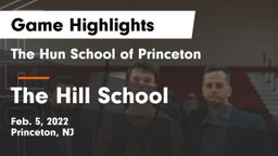 The Hun School of Princeton vs The Hill School Game Highlights - Feb. 5, 2022