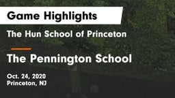 The Hun School of Princeton vs The Pennington School Game Highlights - Oct. 24, 2020