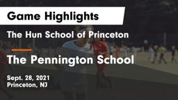 The Hun School of Princeton vs The Pennington School Game Highlights - Sept. 28, 2021