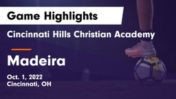 Cincinnati Hills Christian Academy vs Madeira  Game Highlights - Oct. 1, 2022