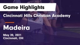 Cincinnati Hills Christian Academy vs Madeira  Game Highlights - May 20, 2021