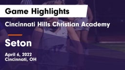 Cincinnati Hills Christian Academy vs Seton Game Highlights - April 6, 2022