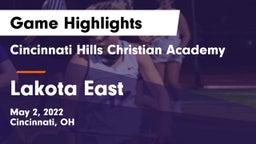 Cincinnati Hills Christian Academy vs Lakota East  Game Highlights - May 2, 2022