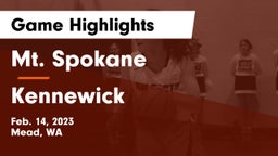 Mt. Spokane vs Kennewick  Game Highlights - Feb. 14, 2023