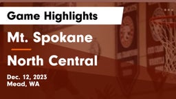 Mt. Spokane vs North Central  Game Highlights - Dec. 12, 2023