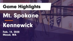 Mt. Spokane vs Kennewick  Game Highlights - Feb. 14, 2020
