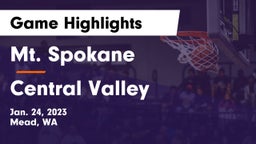 Mt. Spokane vs Central Valley  Game Highlights - Jan. 24, 2023