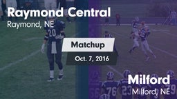 Matchup: Raymond Central vs. Milford  2016
